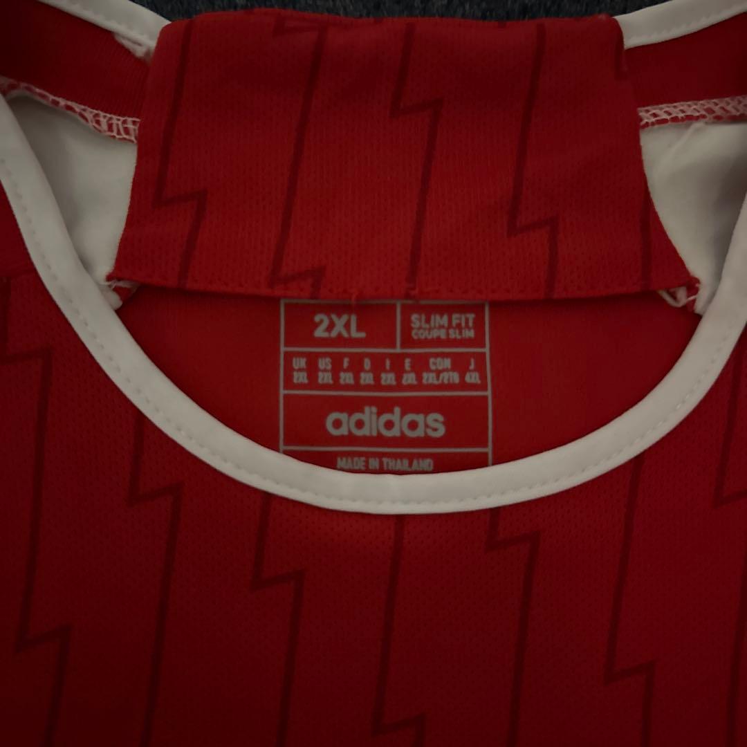 ウーデゴール　アーセナル adidas シャツ 2XL レッド/ホワイト
