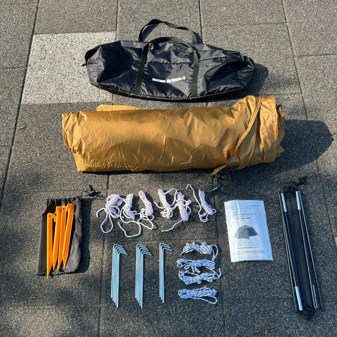 【美品】Coleman インスタントアップドーム/S ワンタッチテント