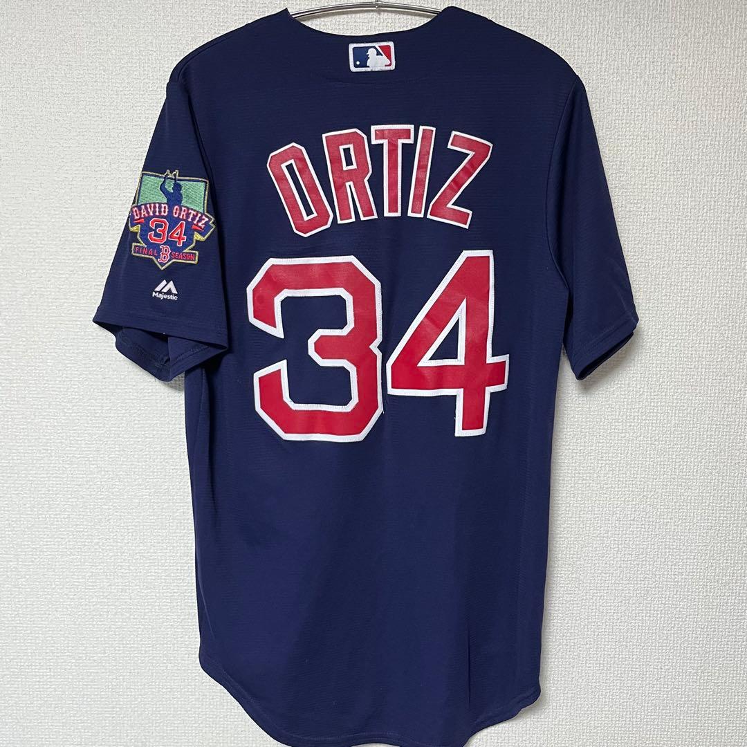 MLB レッドソックス オルティーズ レプリカユニフォーム