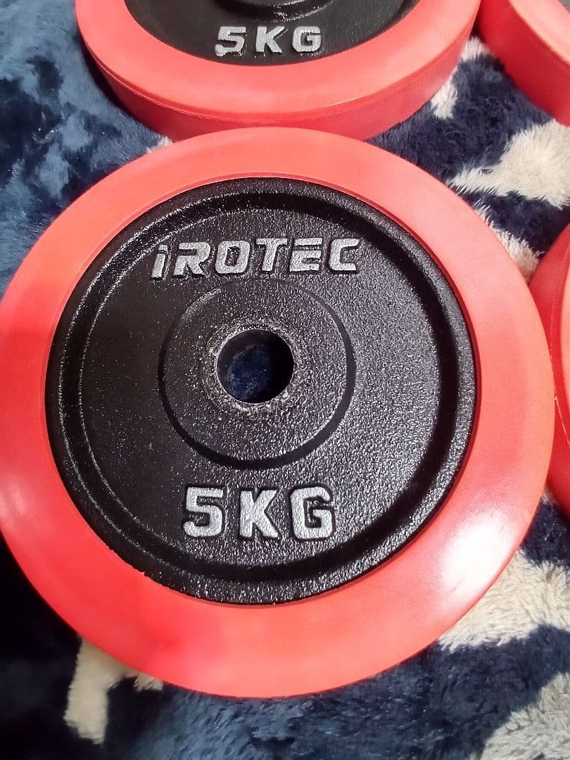 IROTEC アイロテック 5kg 4枚 ダンベルプレート バーベルプレート