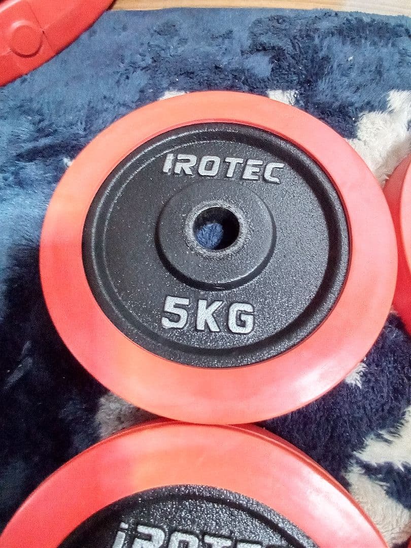 IROTEC アイロテック 5kg 4枚 ダンベルプレート バーベルプレート