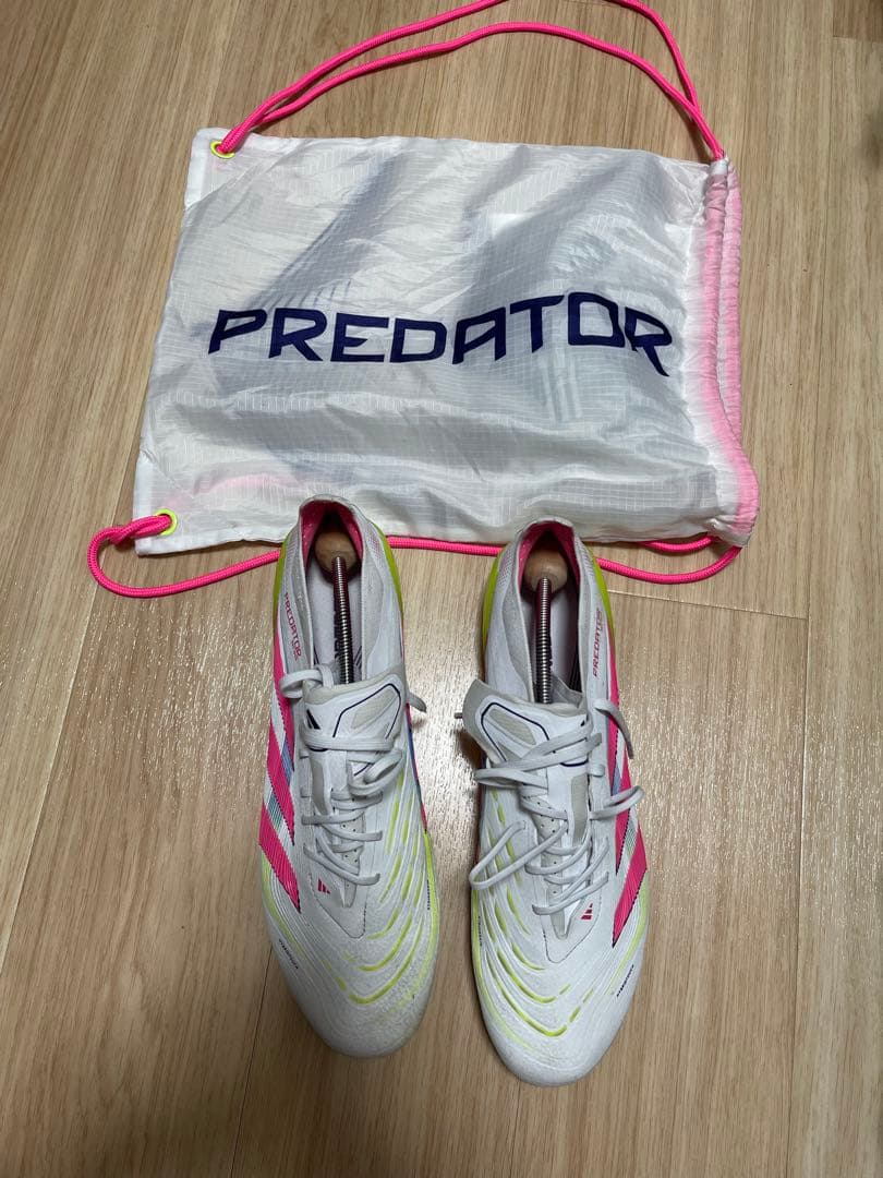 Predator サッカーシューズ US 11 ホワイト/ピンク