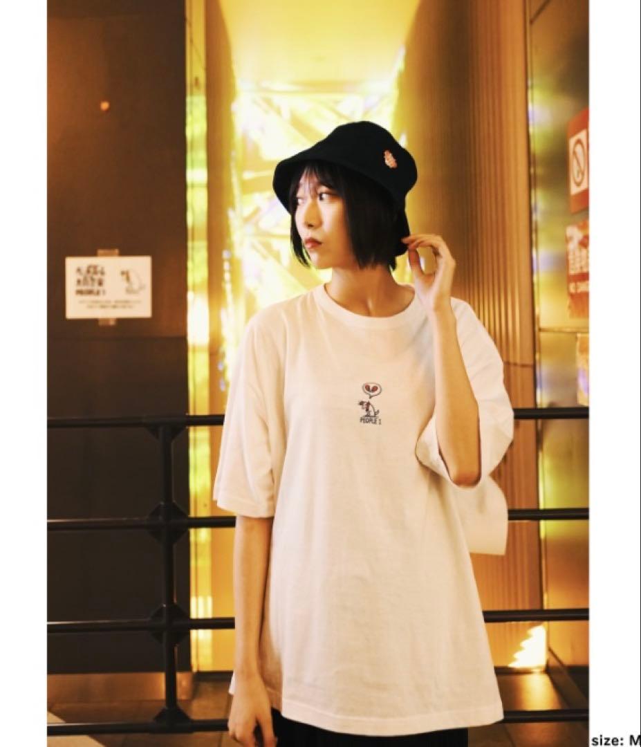 『新品・未使用』PEOPLE1 ベッドルーム大衆音楽”のビッグTシャツ（L）