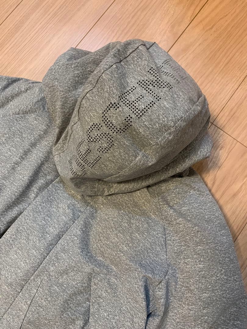 美品　デサント　グレー ダウンジャケット　Lサイズ