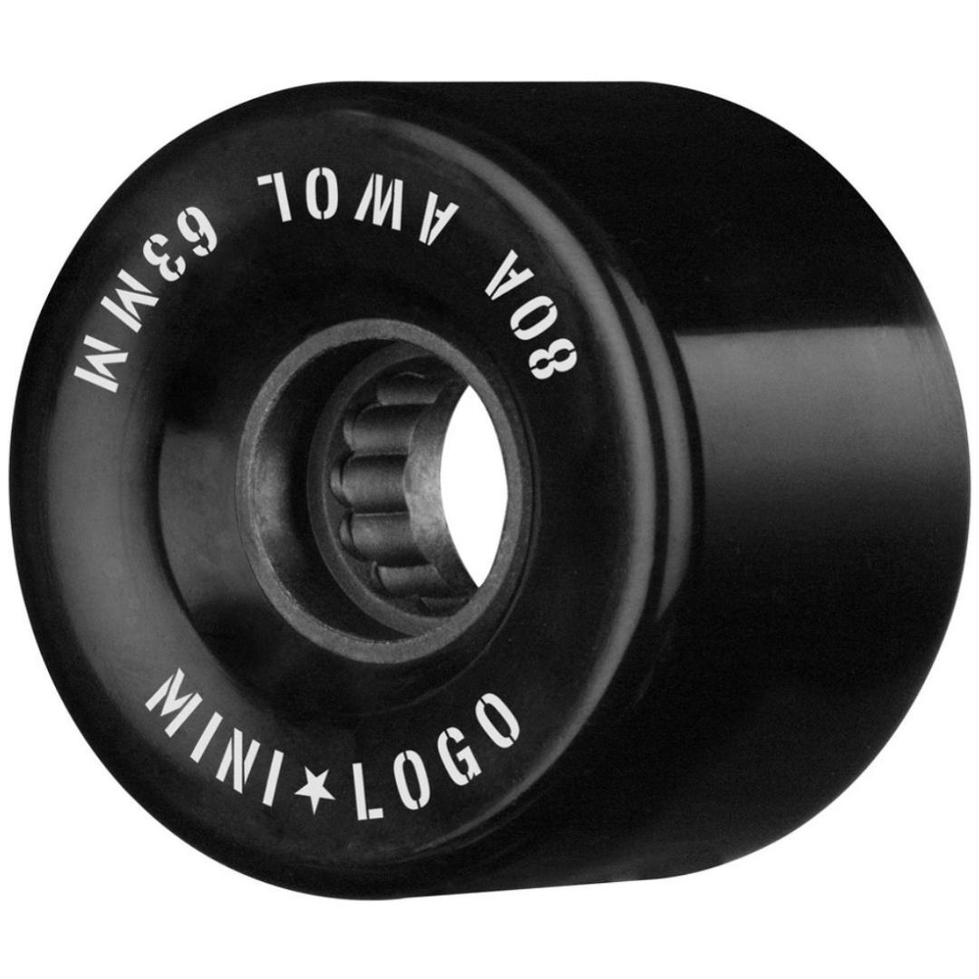 ミニロゴ MINI-LOGO WHEEL AWOL 80A 63mm BLACK