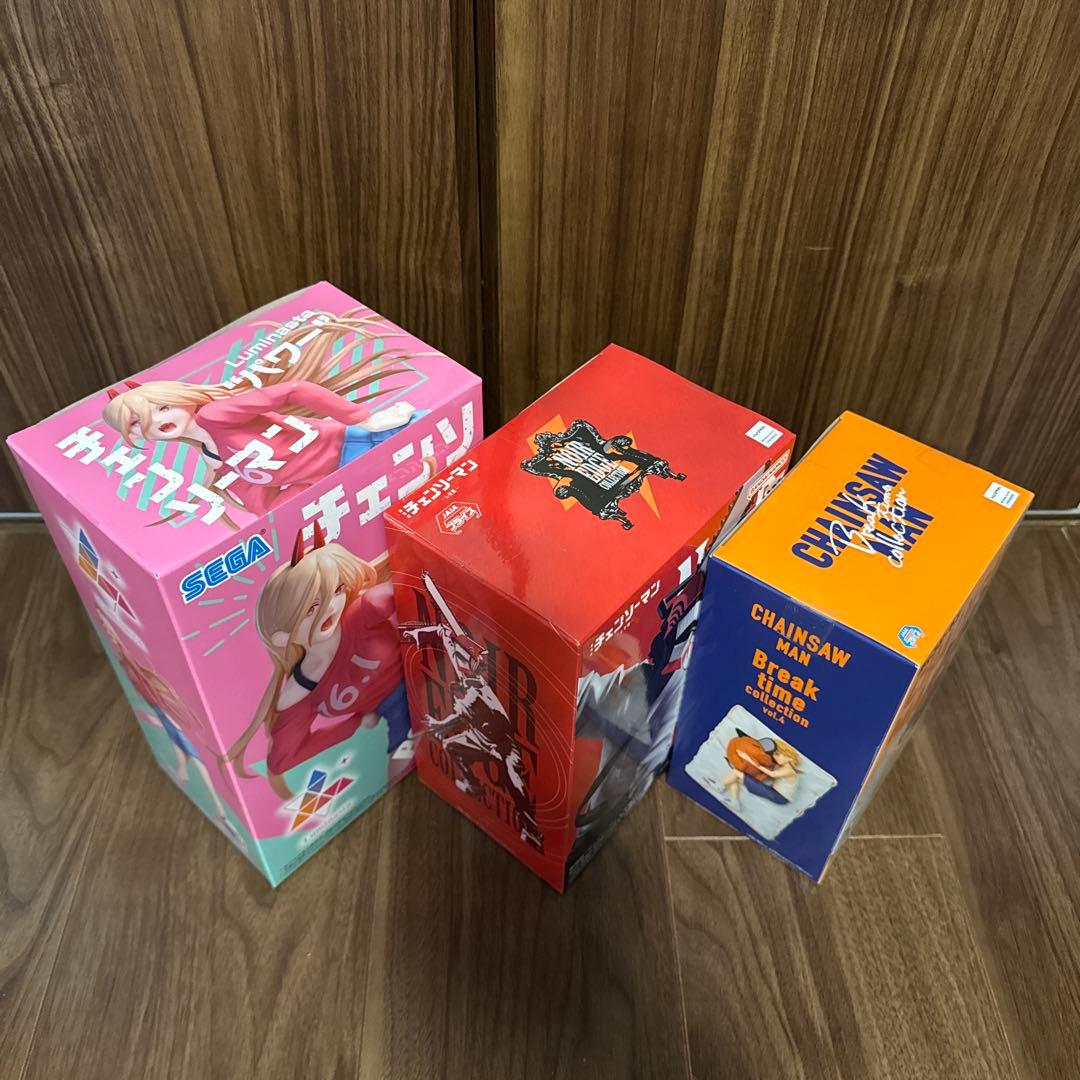 チェンソーマン　3体まとめ売り　ポチタ貯金箱/ブレイクタイム/パワー