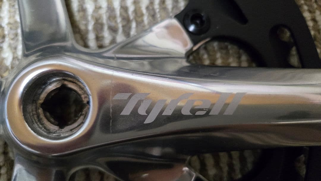 Tyrell クランクセット 53T 170mm シルバー/ブラック
