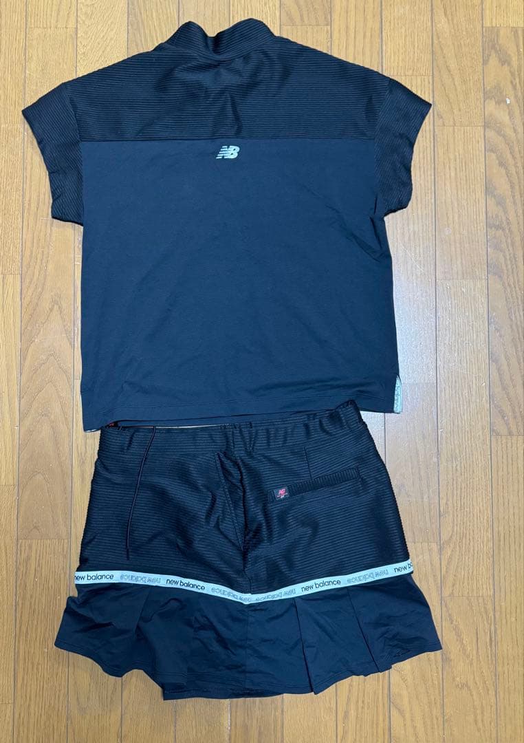 new balance ゴルフ上下ウェア 黒