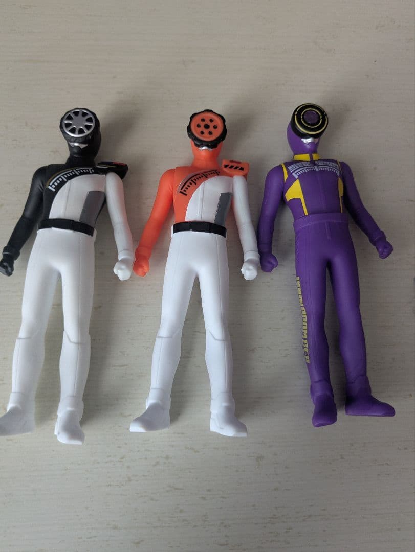 【美品】爆上戦隊ブンブンジャー　ソフビ人形6体コンプセット