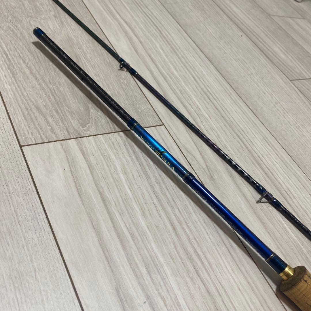 シマノ　ワールドシャウラ ブルー　青　1631FF-2 希少　竿袋有