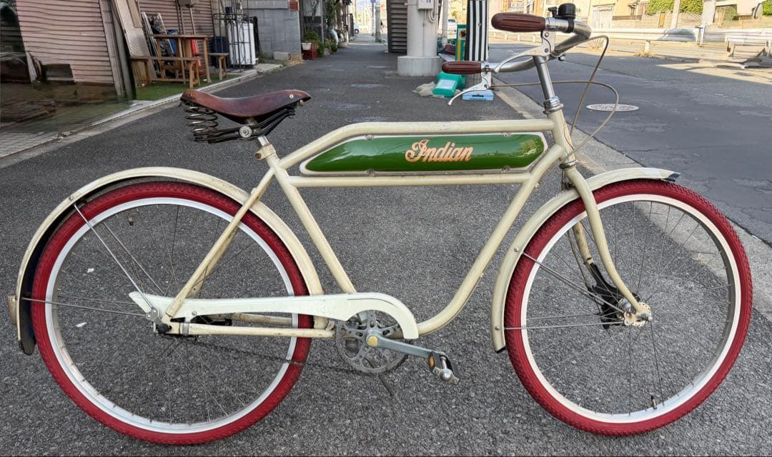 激レア｜丸石自転車 × インディアンモーターサイクル コラボモデル　引き取り限定
