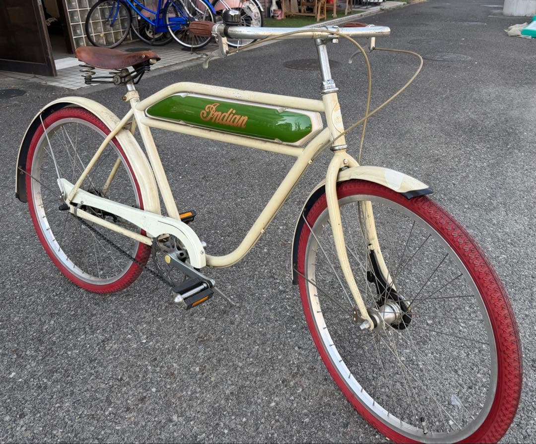 激レア｜丸石自転車 × インディアンモーターサイクル コラボモデル　引き取り限定