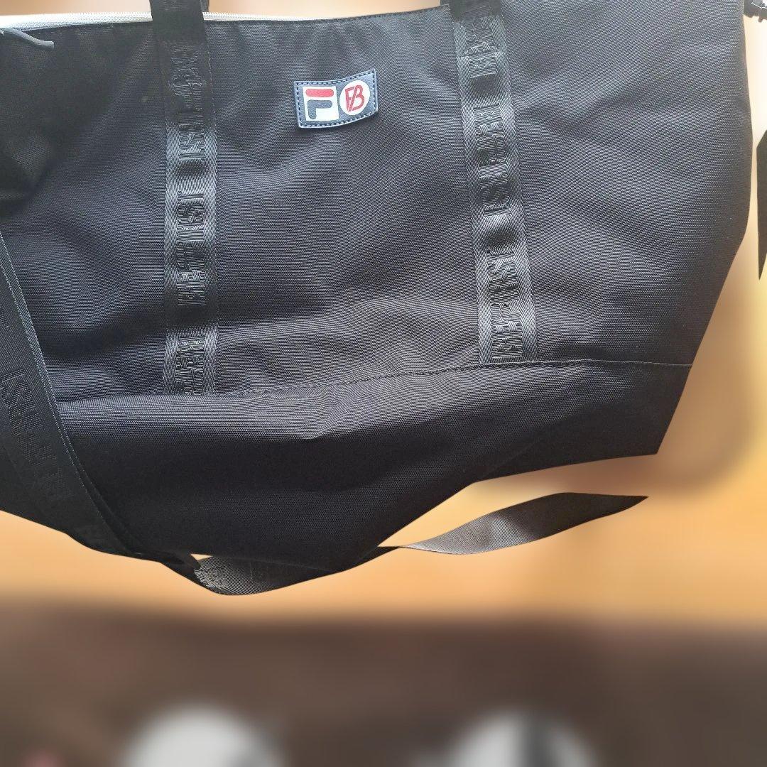 FILA ロゴ トートバッグ ブラック