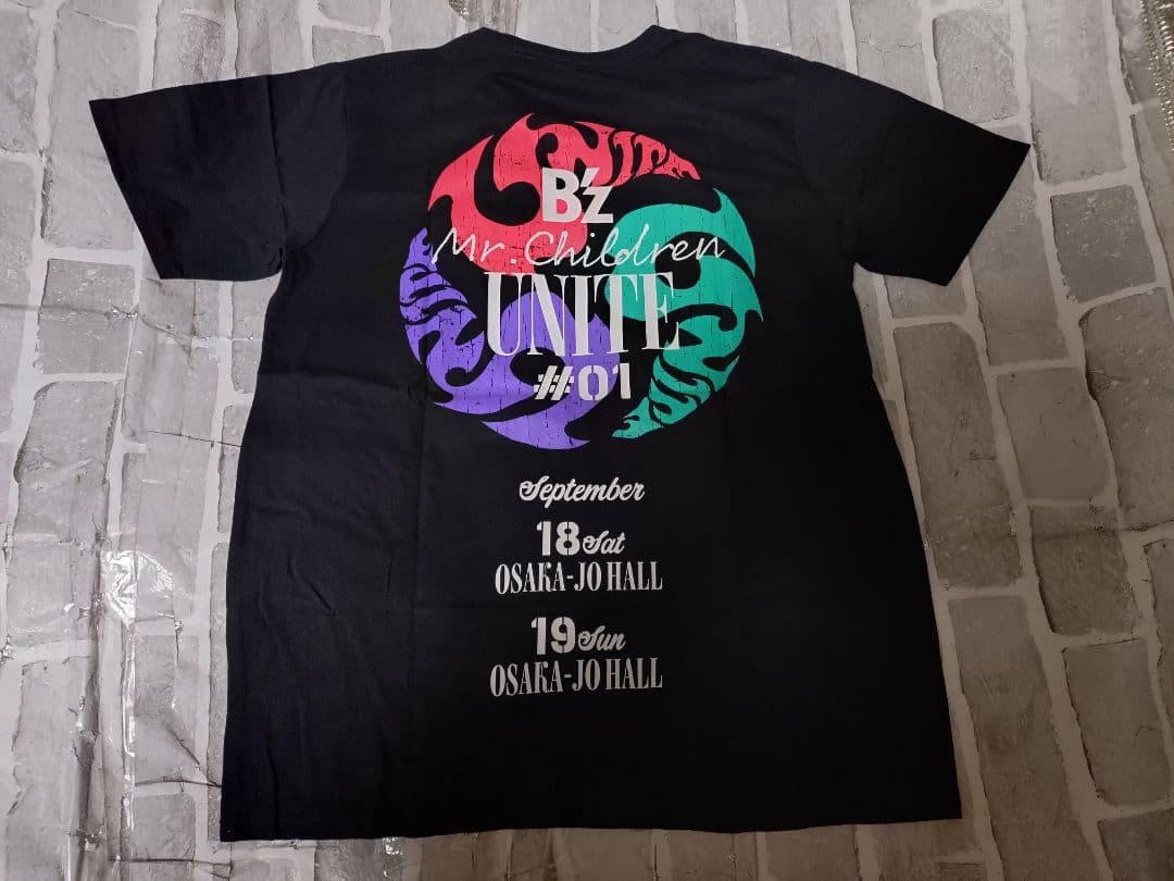 【一回着用】【美品】【Lサイズ】【B'z✖Mr.Children】【UNITE】
