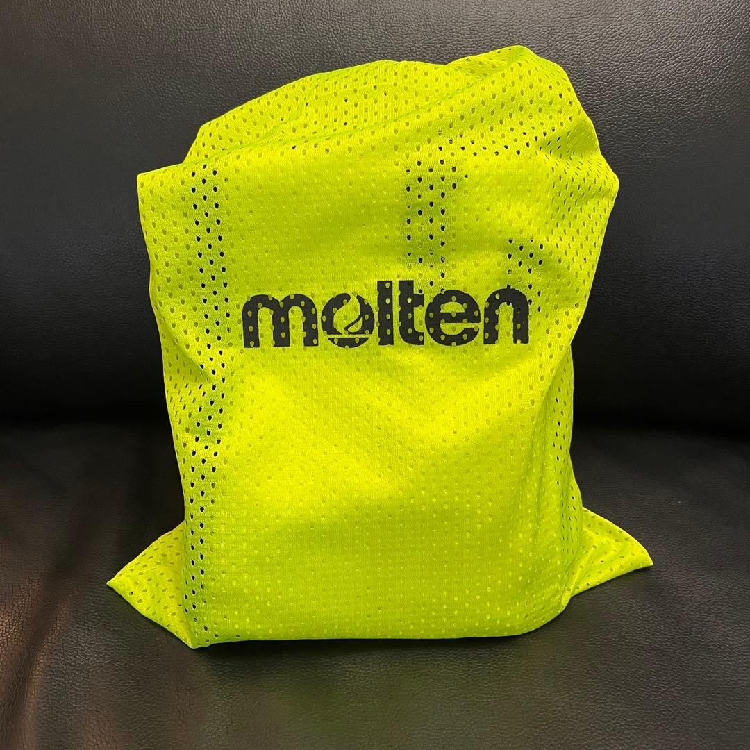 【新品未使用】molten モルテン ゲームベスト ビブス 蛍光イエロー 10枚