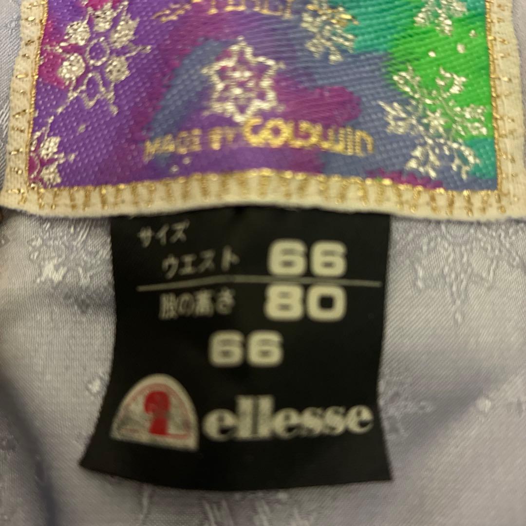 ellesse ブラックスキーウェア サスペンダー付き