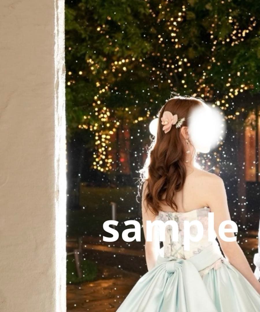 SALEウェディングブーケブートニアアーティフィシャルフラワヘアパーツ3点set