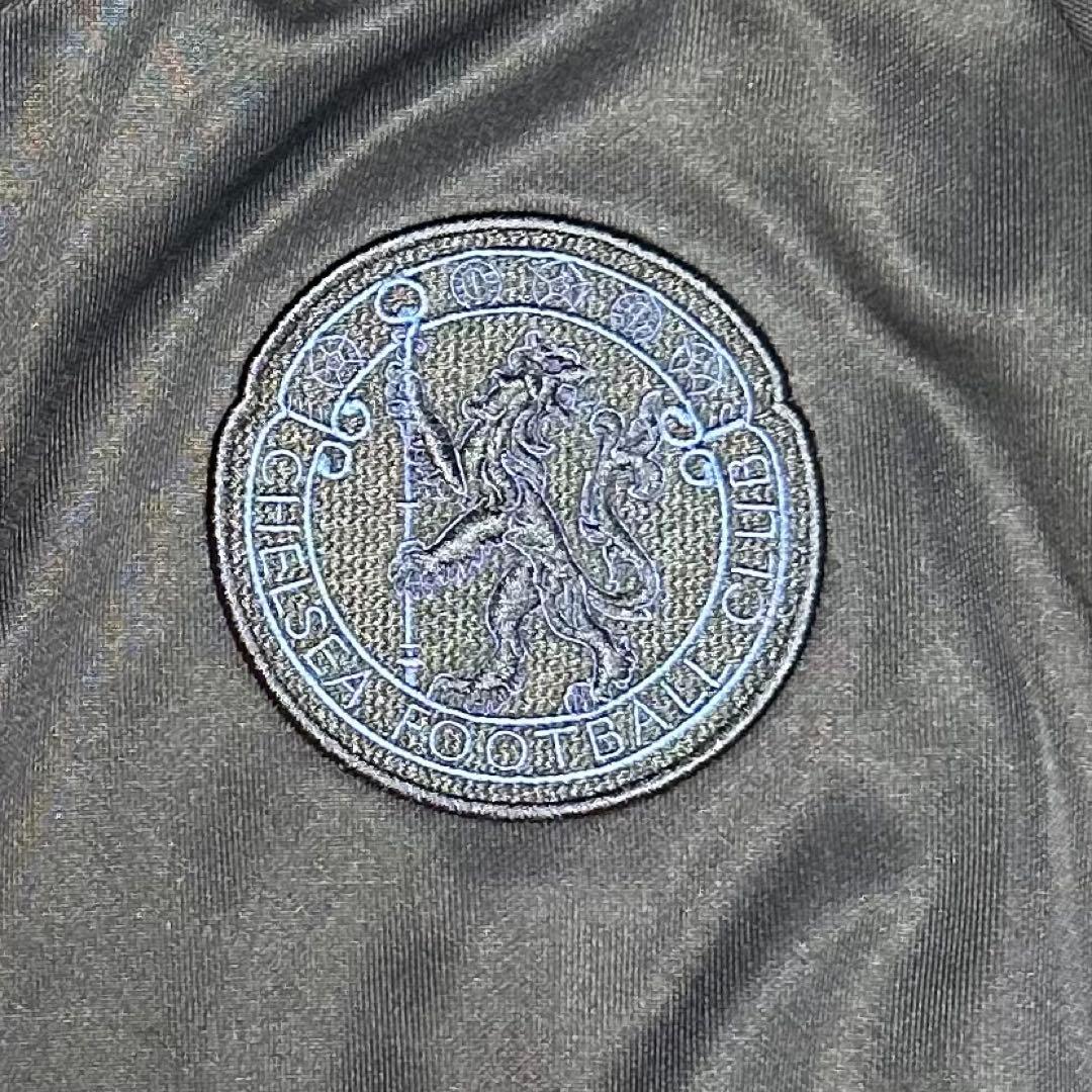 美品 NIKE × CHELSEA FCトラックジャケット Lネイビー 刺繍ロゴ