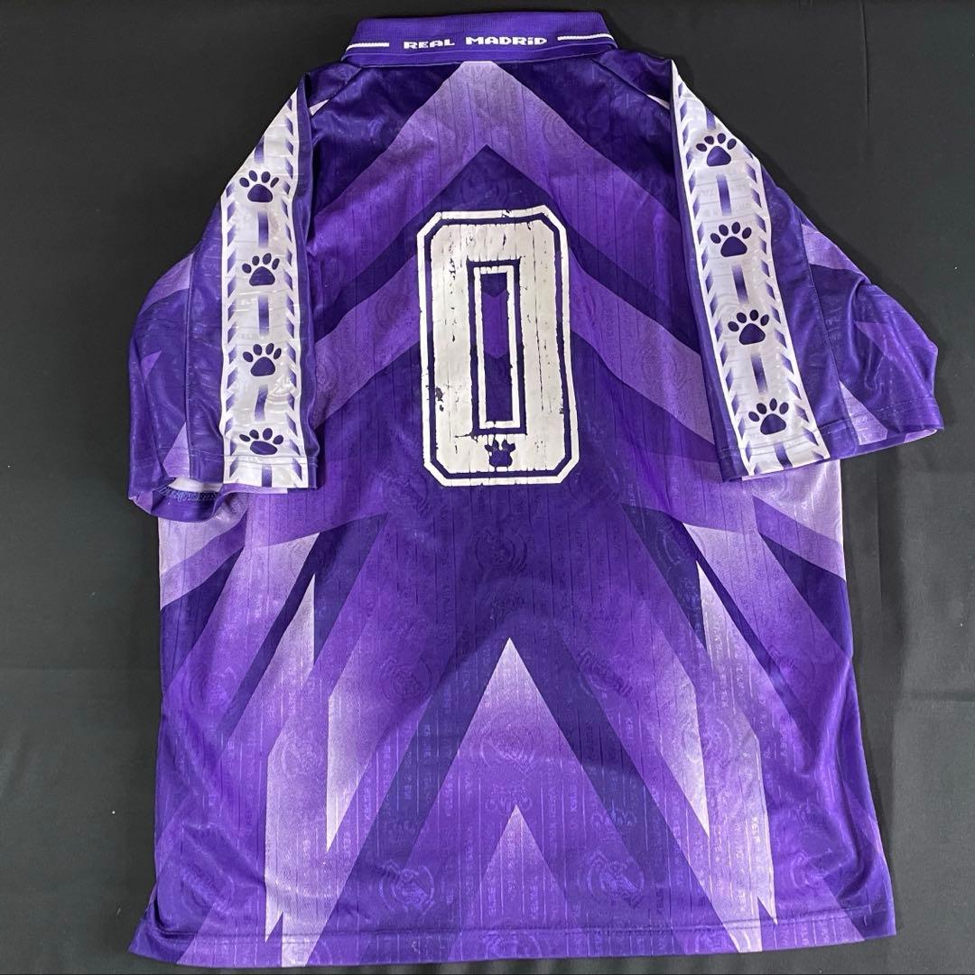 【正規品・レア】KELME REAL MADRID パープルシャツ Lサイズ