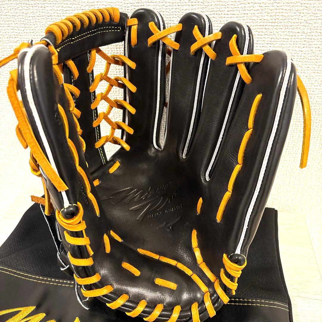 ✨新品未使用品✨ミズノプロ　硬式グローブ　外野手用　ブラックタン　限定品