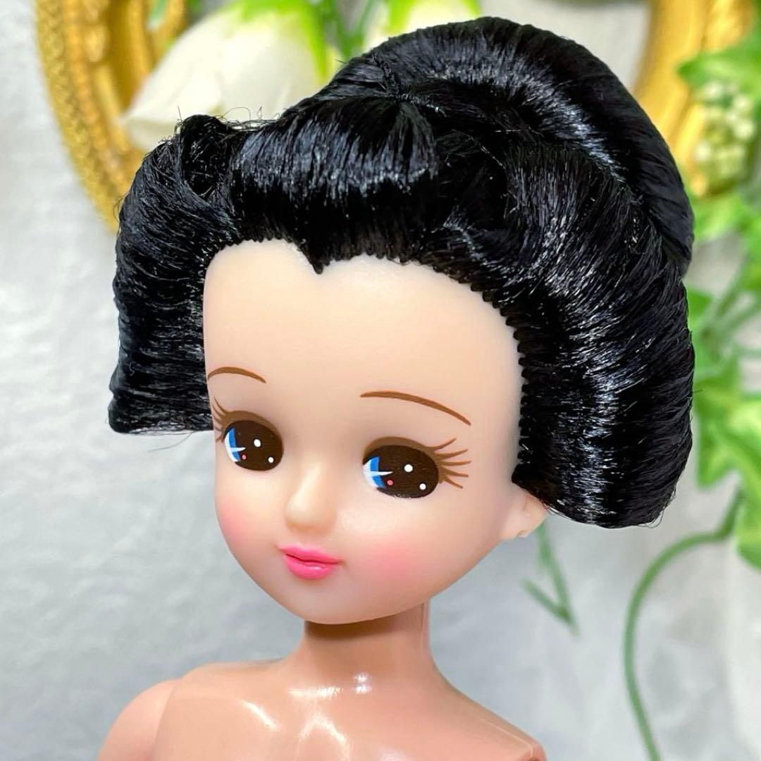 リカちゃん　日本髪風　本体のみ　☆リユース　ハンドメイド　着物