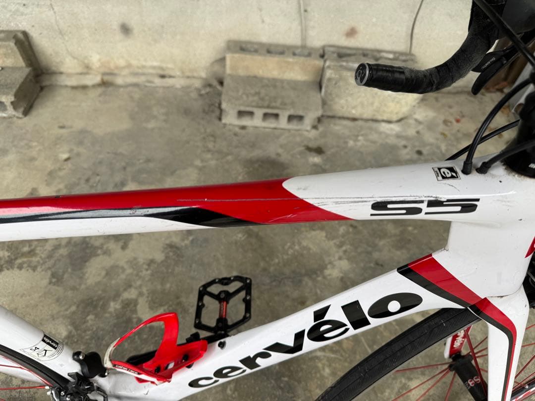 Cervélo S5 ロードバイク ホワイト/レッド