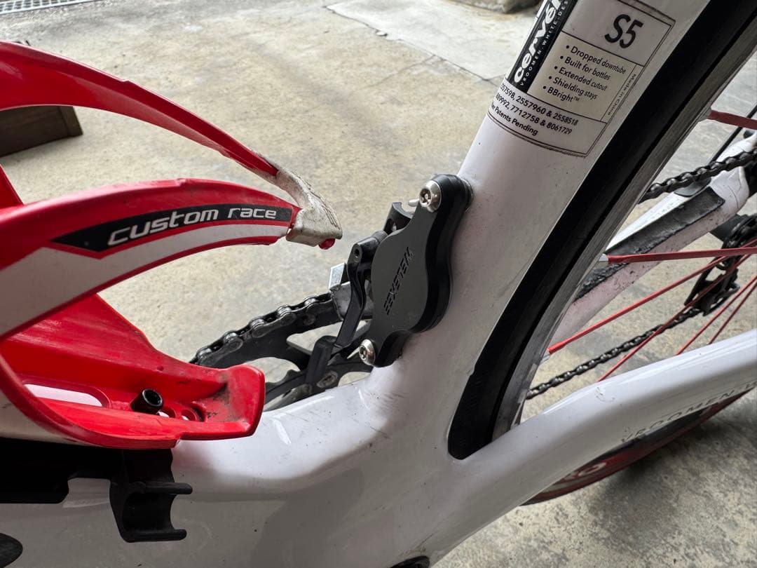 Cervélo S5 ロードバイク ホワイト/レッド