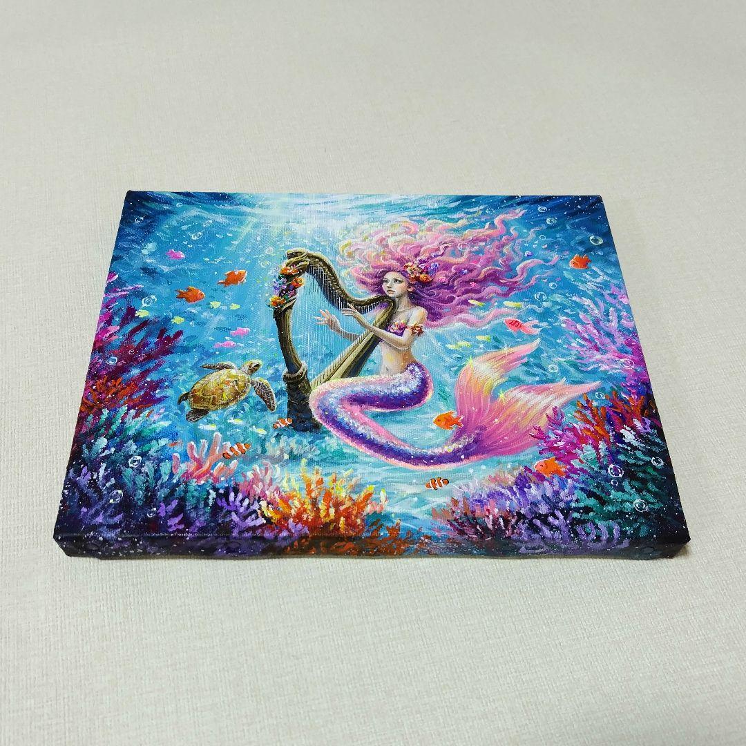 チ*ケ様 【美しい音色】アクリル画 F3 風景画 絵画