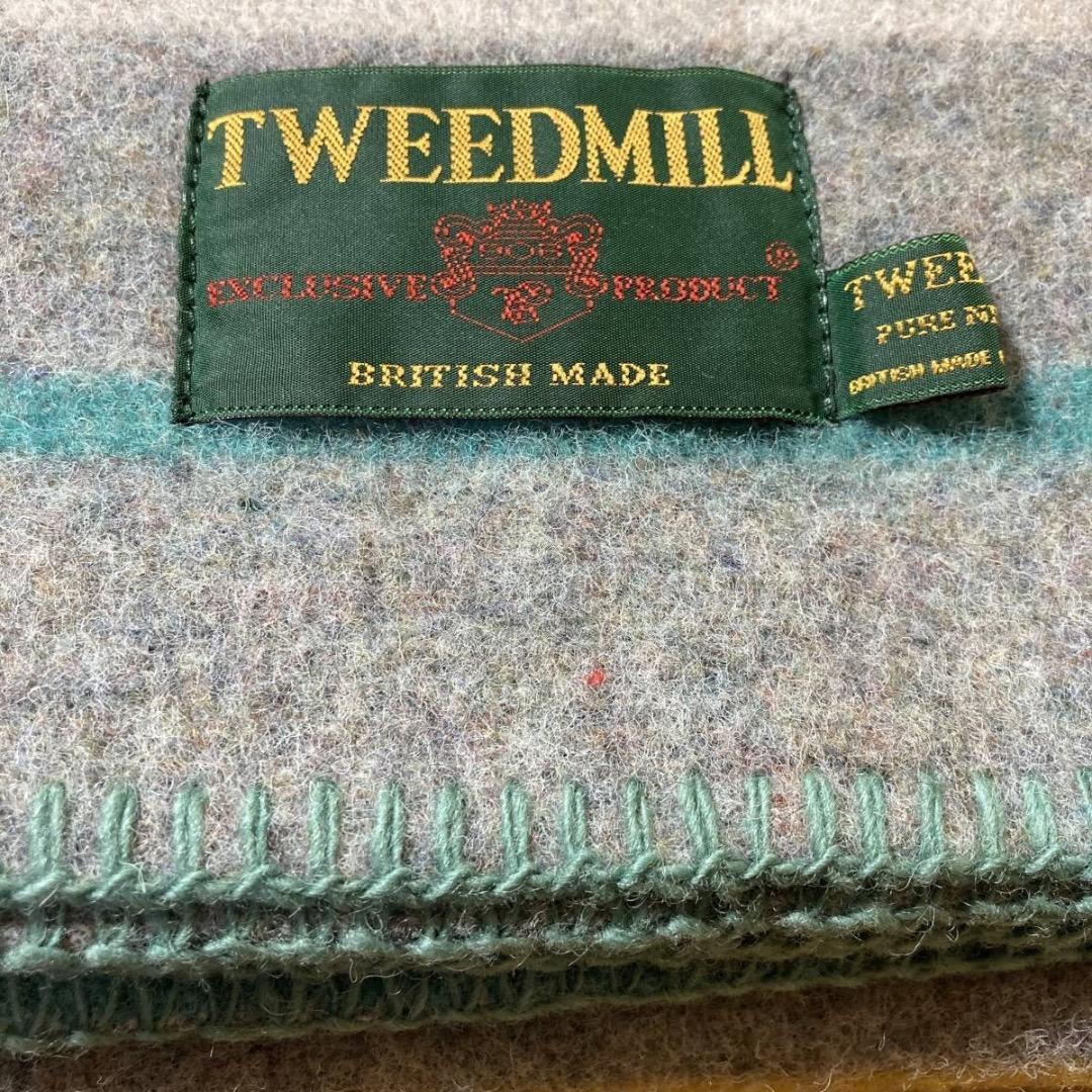 TWEEDMILL 2枚セット ウール ブランケット ストール ツイードミル