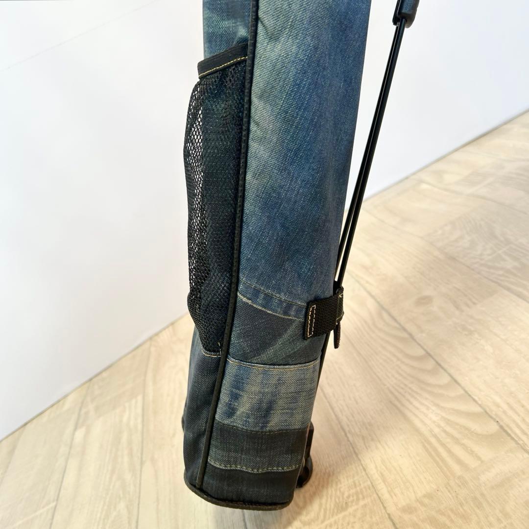 EDWIN GOLF デニム柄セルフスタンド式キャディバッグ