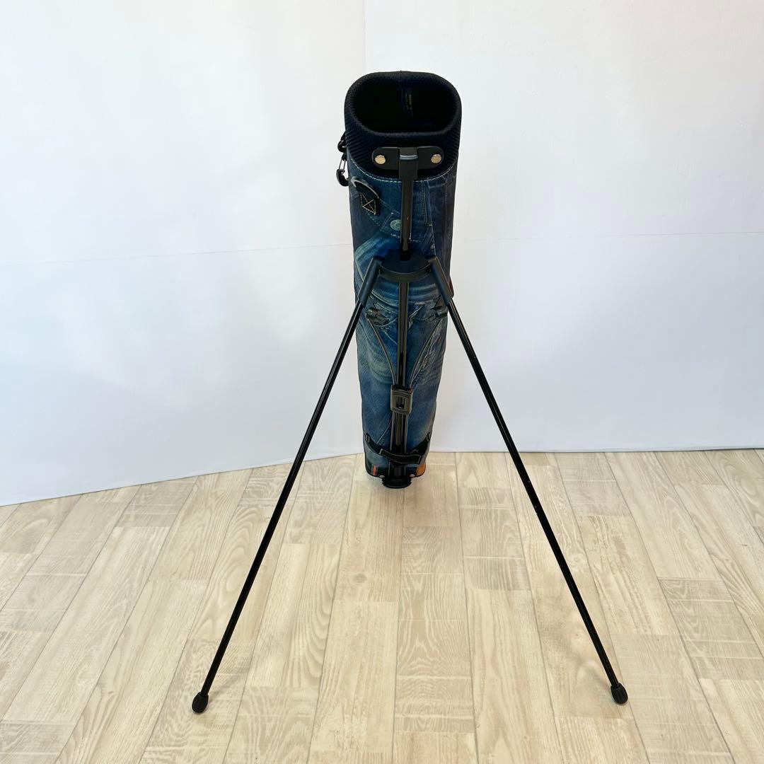 EDWIN GOLF デニム柄セルフスタンド式キャディバッグ