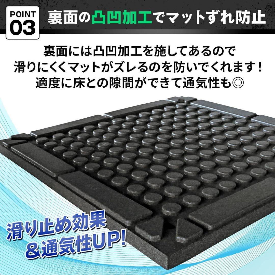 MUSCLE FACTORY ゴムチップマット25mm防音 衝撃吸収 筋トレ