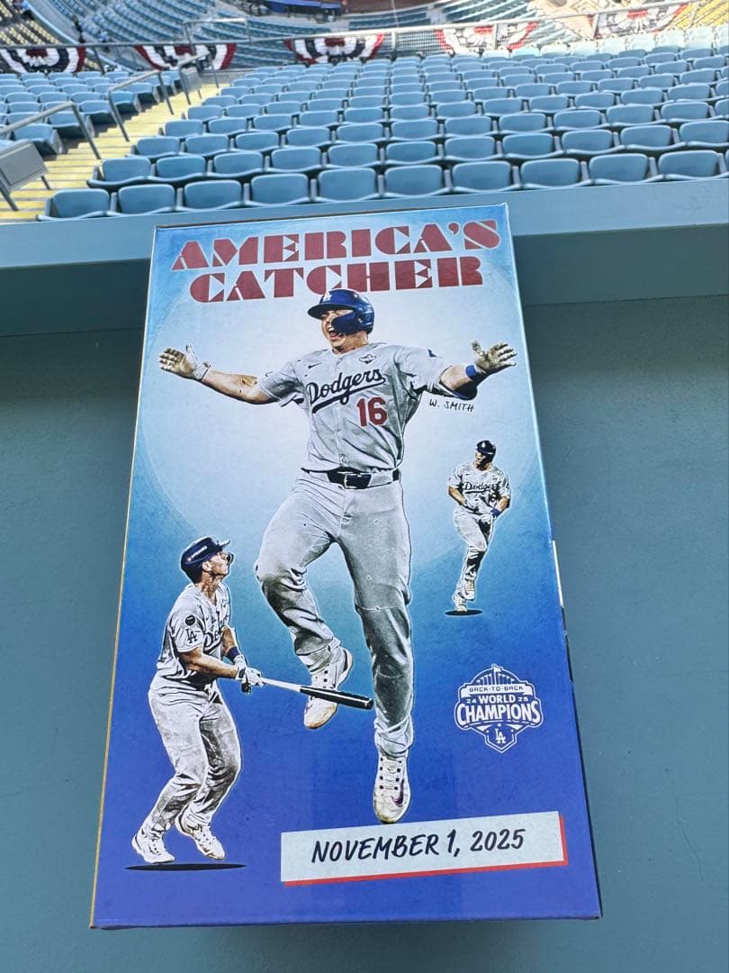 ドジャース　ウイルスミス　ボブルヘッド Game 7 ホームラン　来場者限定