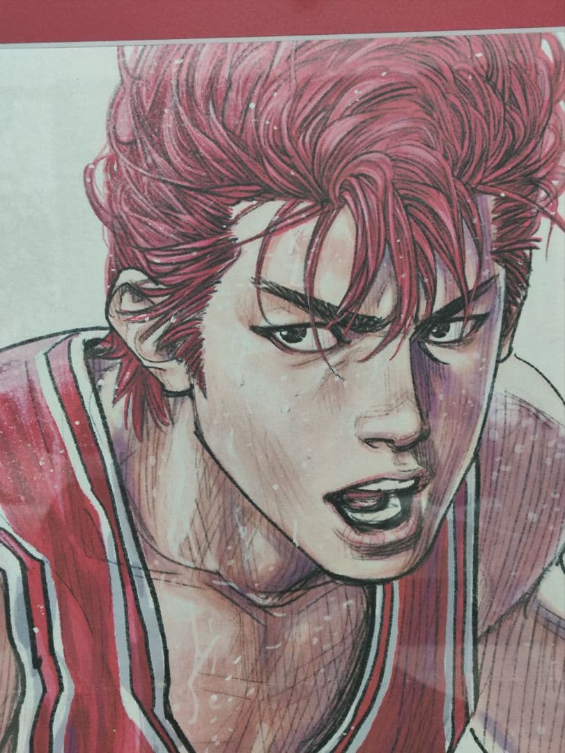 スラムダンク　新聞広告　額装　ポスター　SLAM DUNK　週刊少年ジャンプ