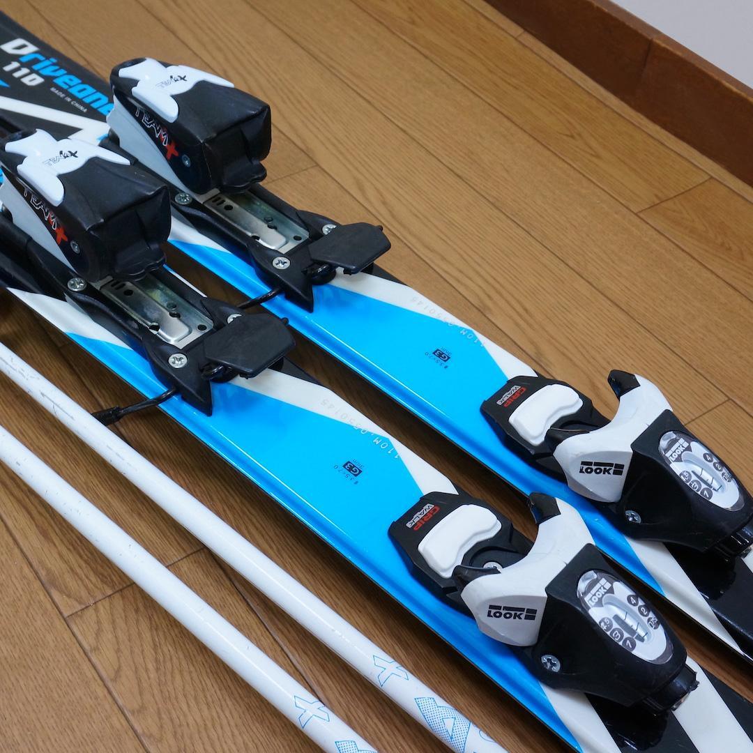 メンテ済 110cm 靴21cm SWALLOW スキーセット