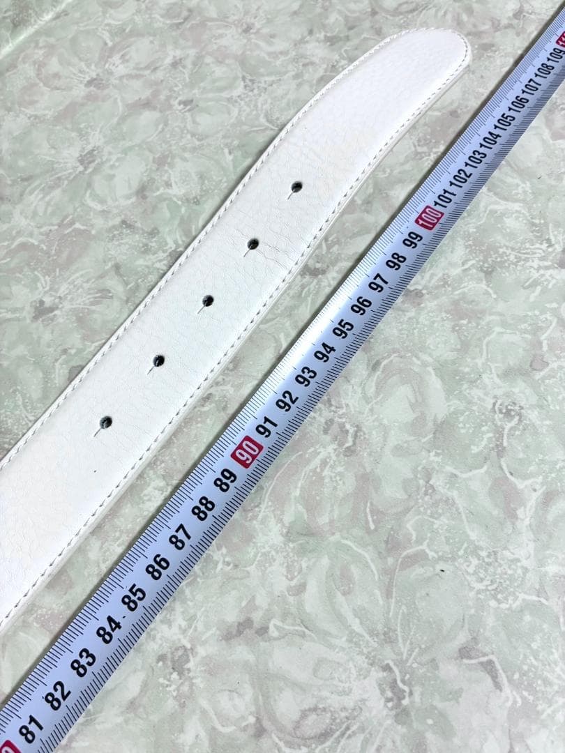 【早い者勝ち✨】パーリーゲイツ メンズ ゴルフ用ベルト 全長約109cm 白系
