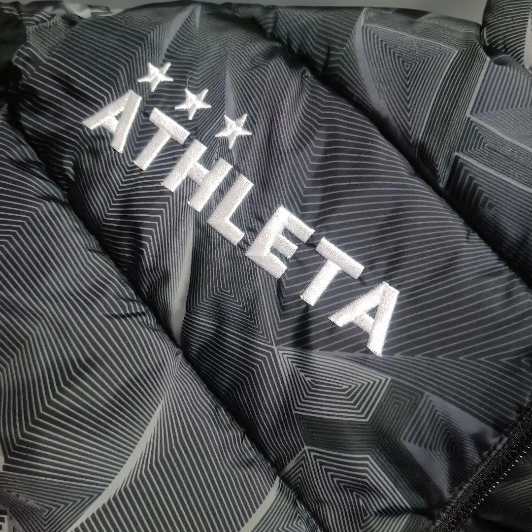 美品 ATHLETE 中綿ジャケット パンツ 上下セット S サッカー