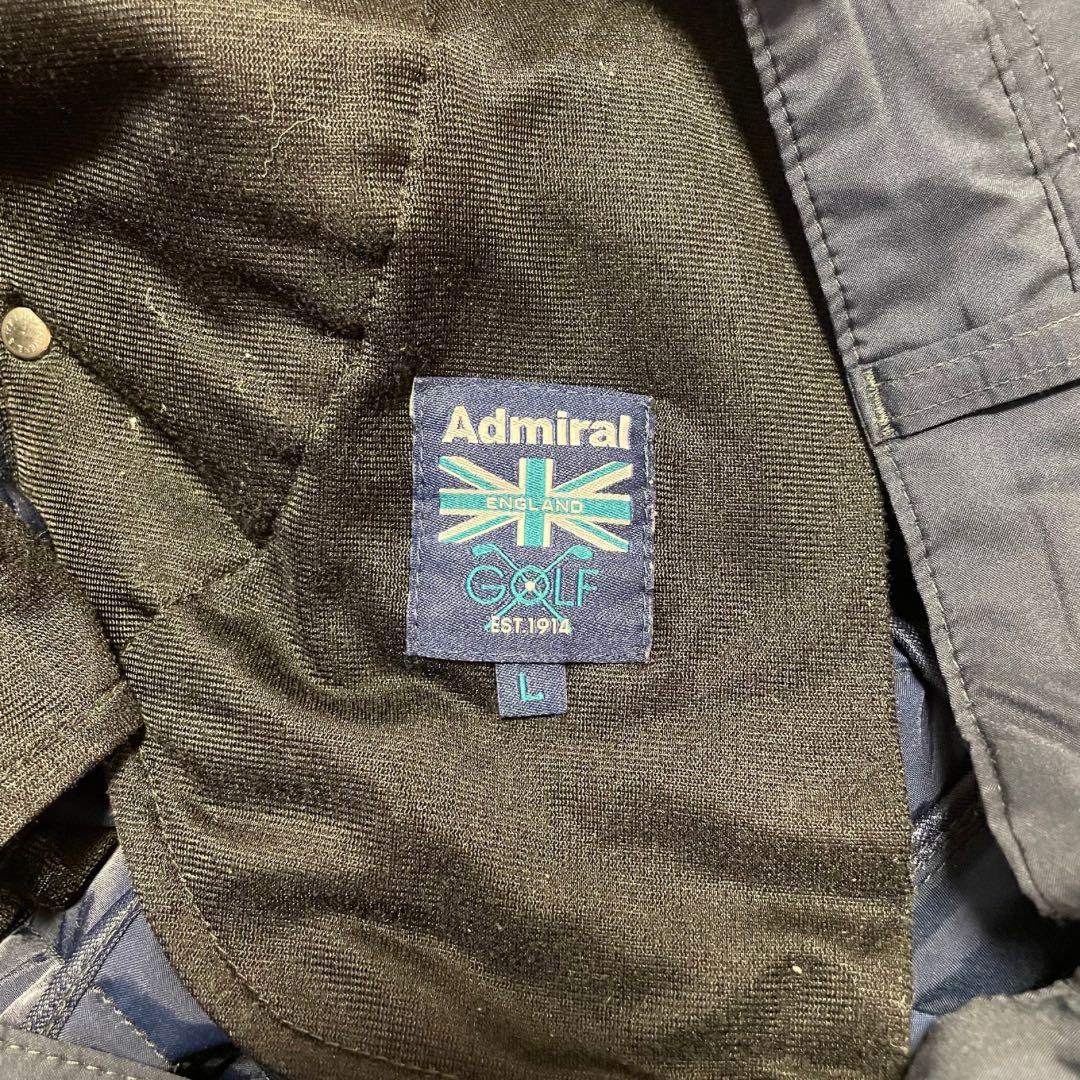 3000円引き【ADMIRAL GOLF】秋冬 中綿入り 防寒ゴルフパンツ L