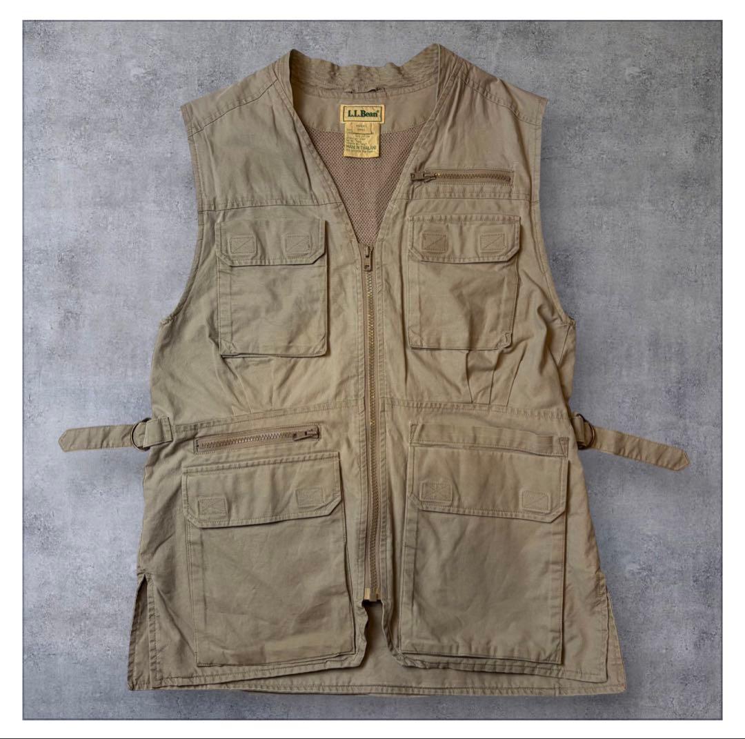 L.L.Bean フィッシングベスト S ベージュ