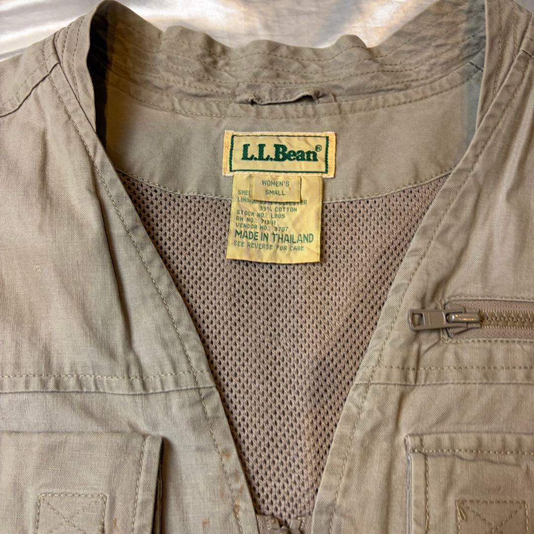 L.L.Bean フィッシングベスト S ベージュ