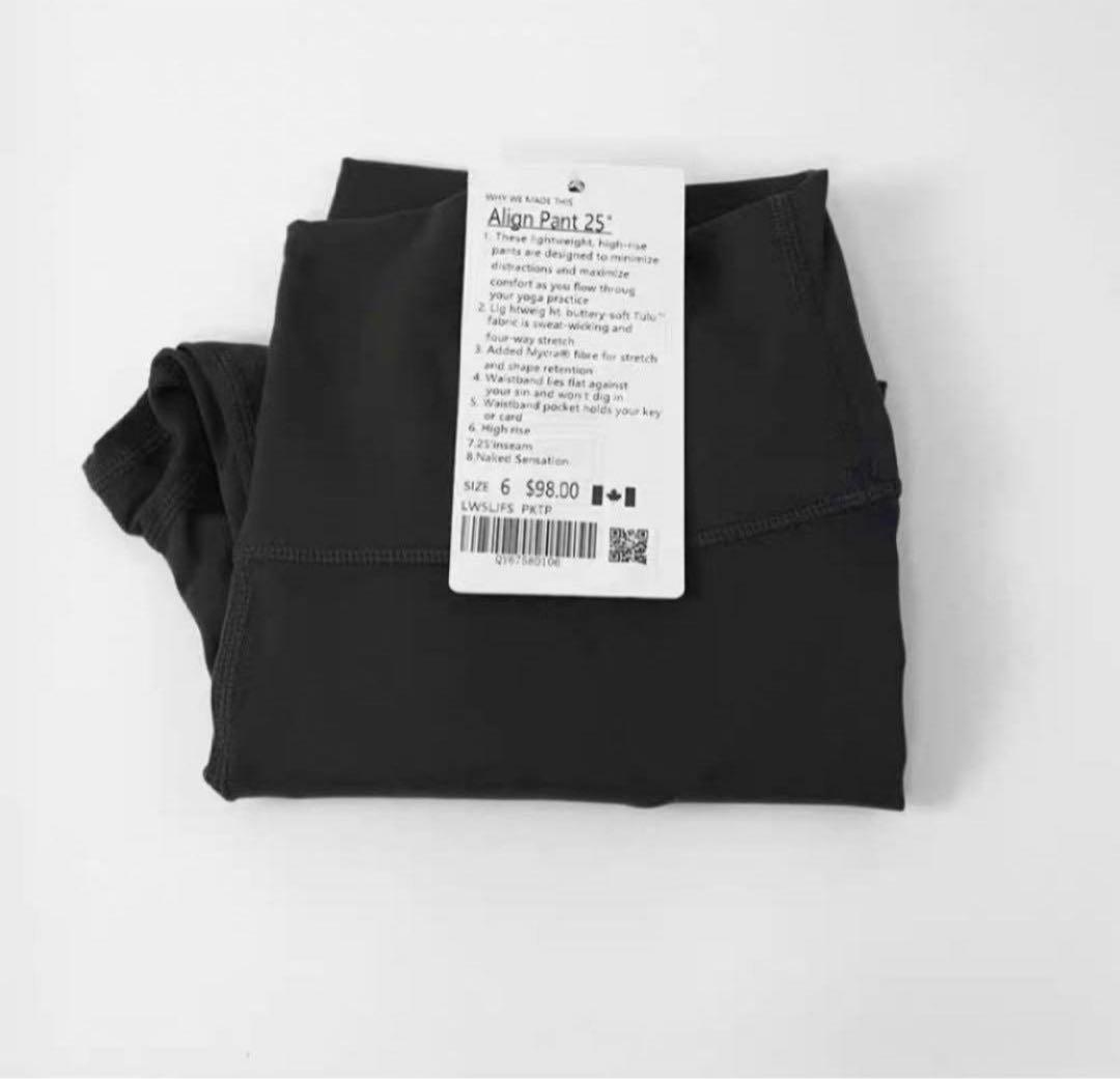 zimoz ♪新品　lululemon Align25 レギンス黒M(6)