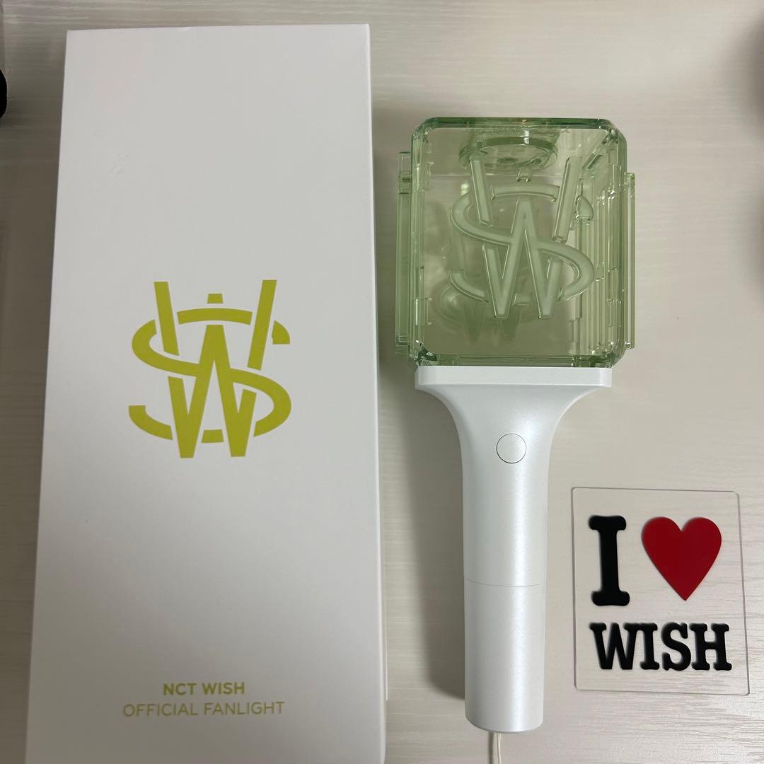 NCT WISH ペンライト ステッカー付き