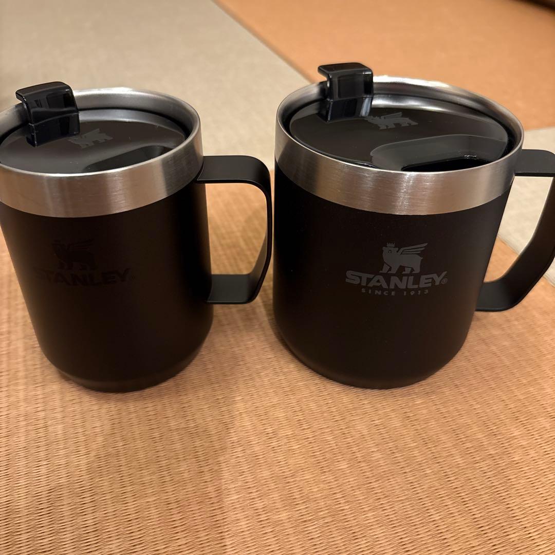 開封未使用。STANLEY マグカップ354ml 、236ml2個セットブラック