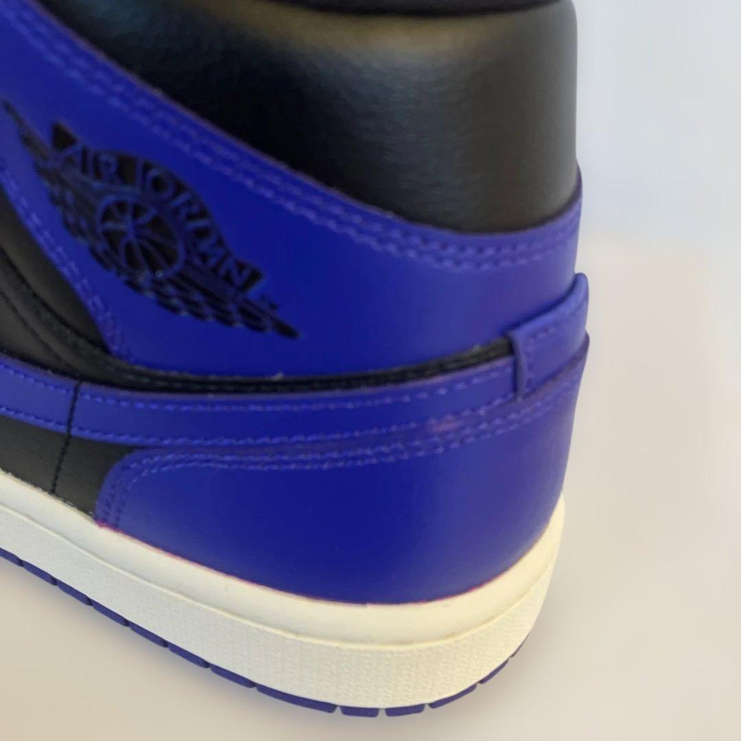 シューズ(男性用) Air Jordan 1 Mid Black Dark Concord 26cm