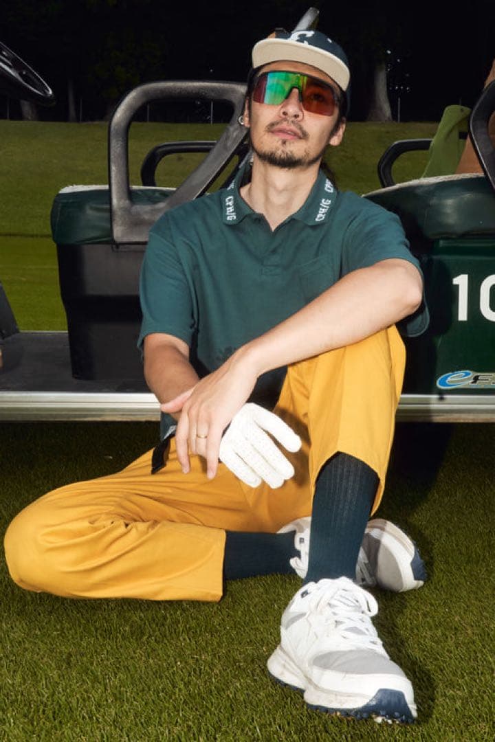 メンズウェア CPH/GOLF CLASSIC COTTON RIB POLO SHIRT M
