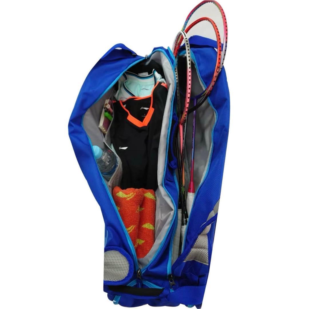 《最終価格》Li-Ning バドミントンバッグ 青 新品未使用