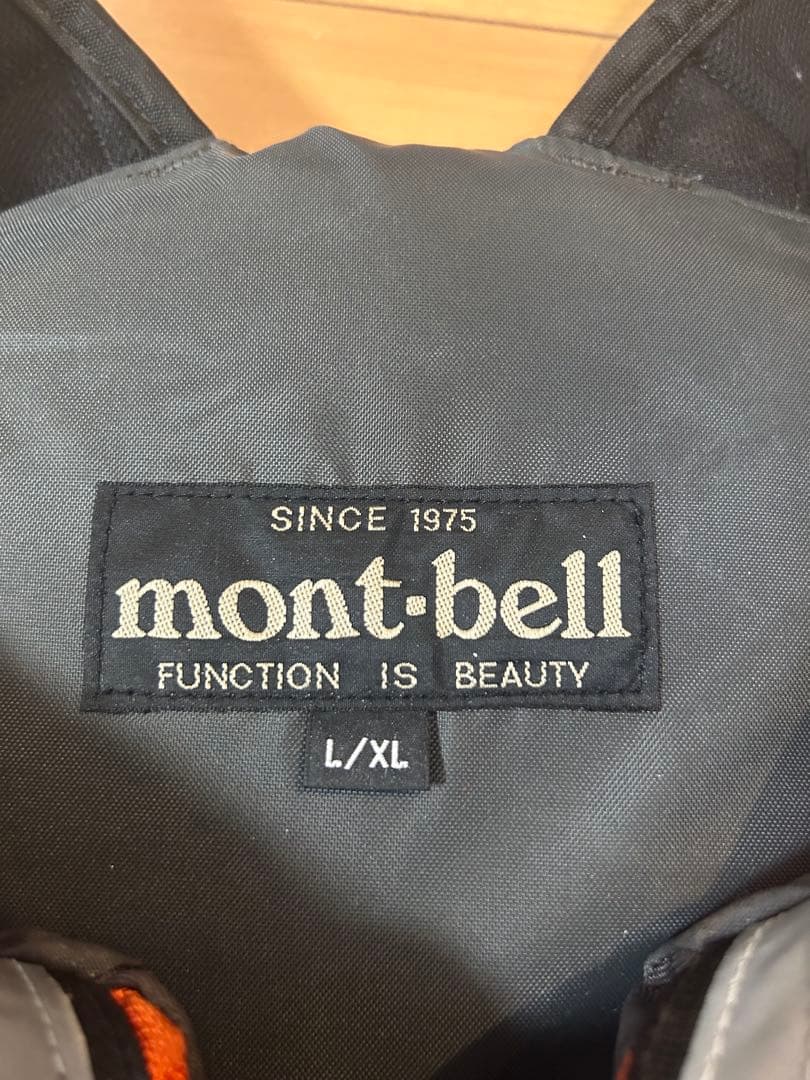mont-bell ライフジャケット L/XL オレンジ/グレー　カヤックPFD