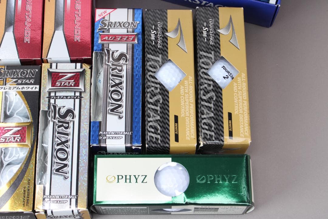 未使用/ゴルフボールまとめ売り/23箱/約68球/SRIXON他