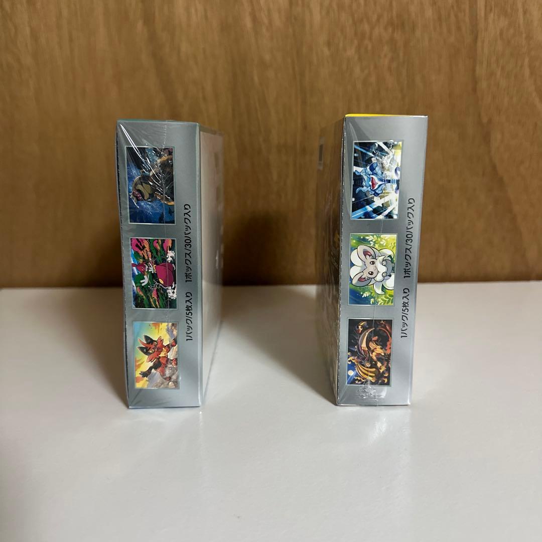 ポケモンカードゲーム サイバージャッジ&ワイルドフォースBOX シュリンク付き