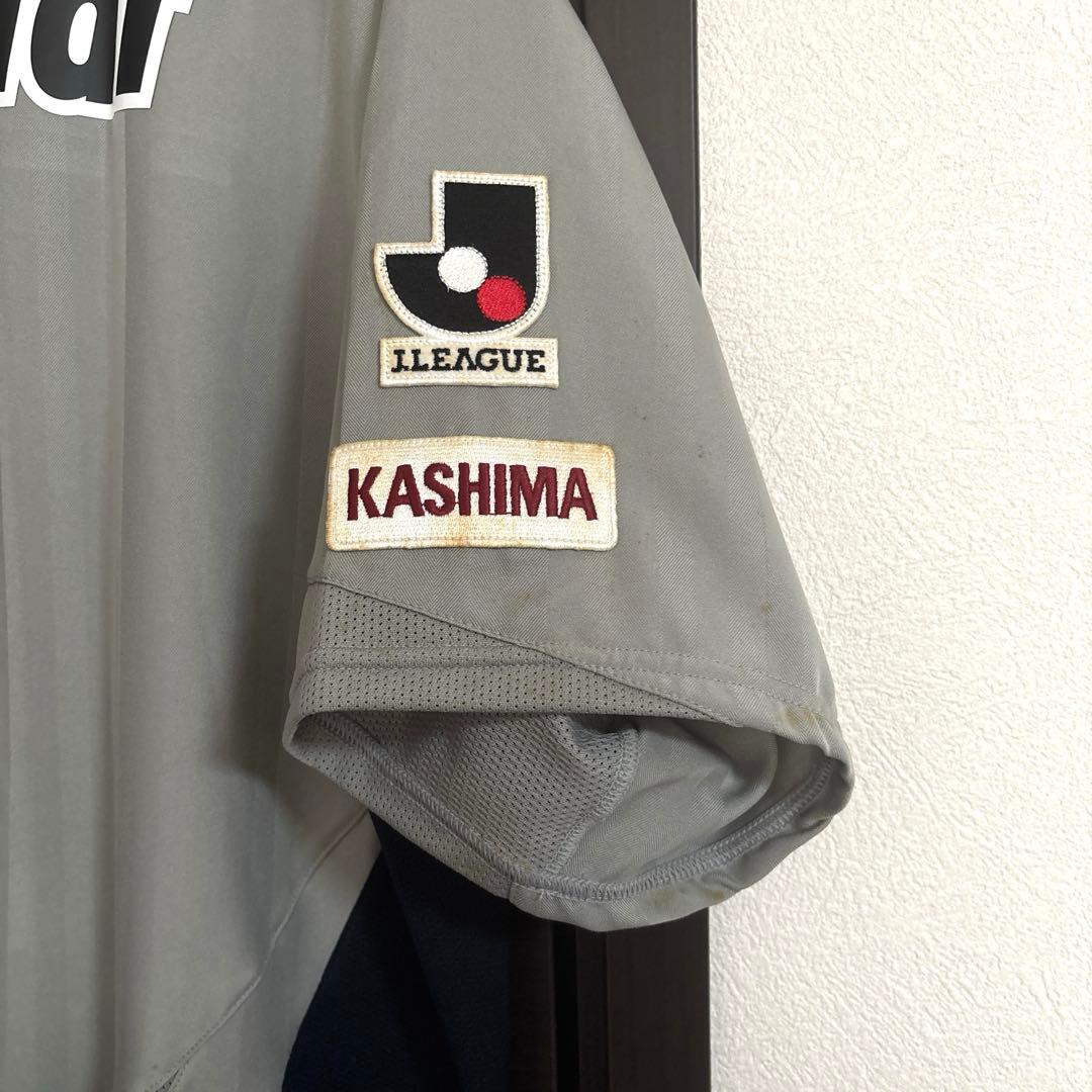 鹿島アントラーズグレー野沢拓也サイン入りアウェイユニフォーム2006-07レア